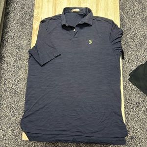 Peter Millar Featherweight Navy Golf Polo- Large